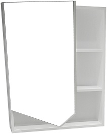 Grossman Мебель для ванной Инлайн 60 подвесная белая/бетон – фотография-8